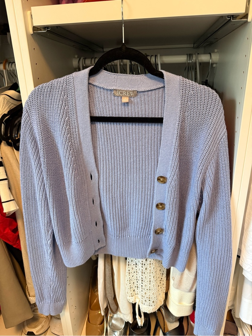 J Crew Button Sweater